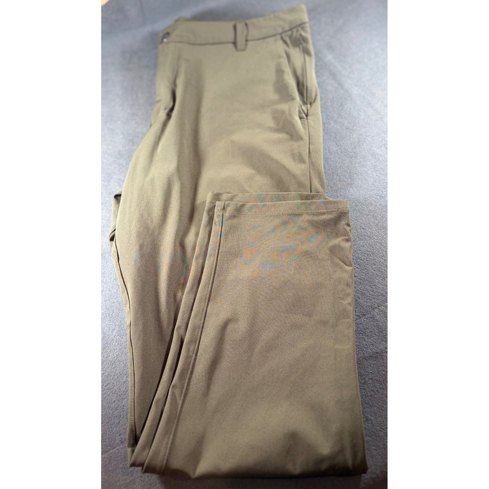 Lululemon Commission Pant Classic Mens 36 Olive Green Performance Chino Trousers